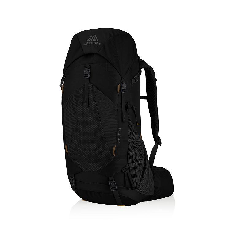 Men Gregory Stout 45 Hiking Backpack Black Sale Usa PCES81047